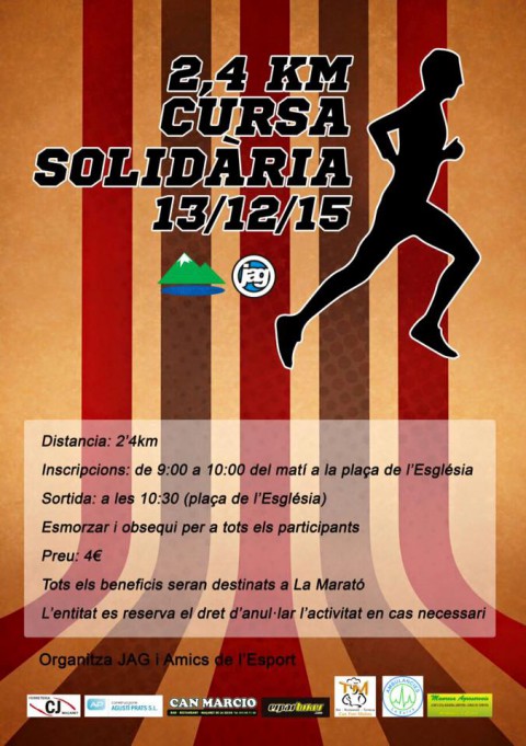 Cursa Solidària - Maçanet corre per la Marató